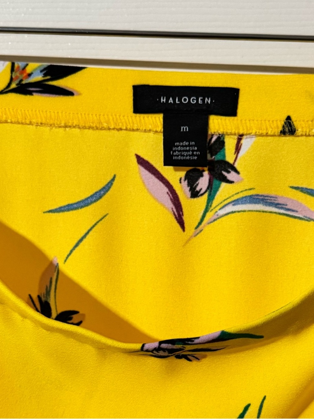 Halogen Yellow Floral Midi Skirt - Picture 3 of 3